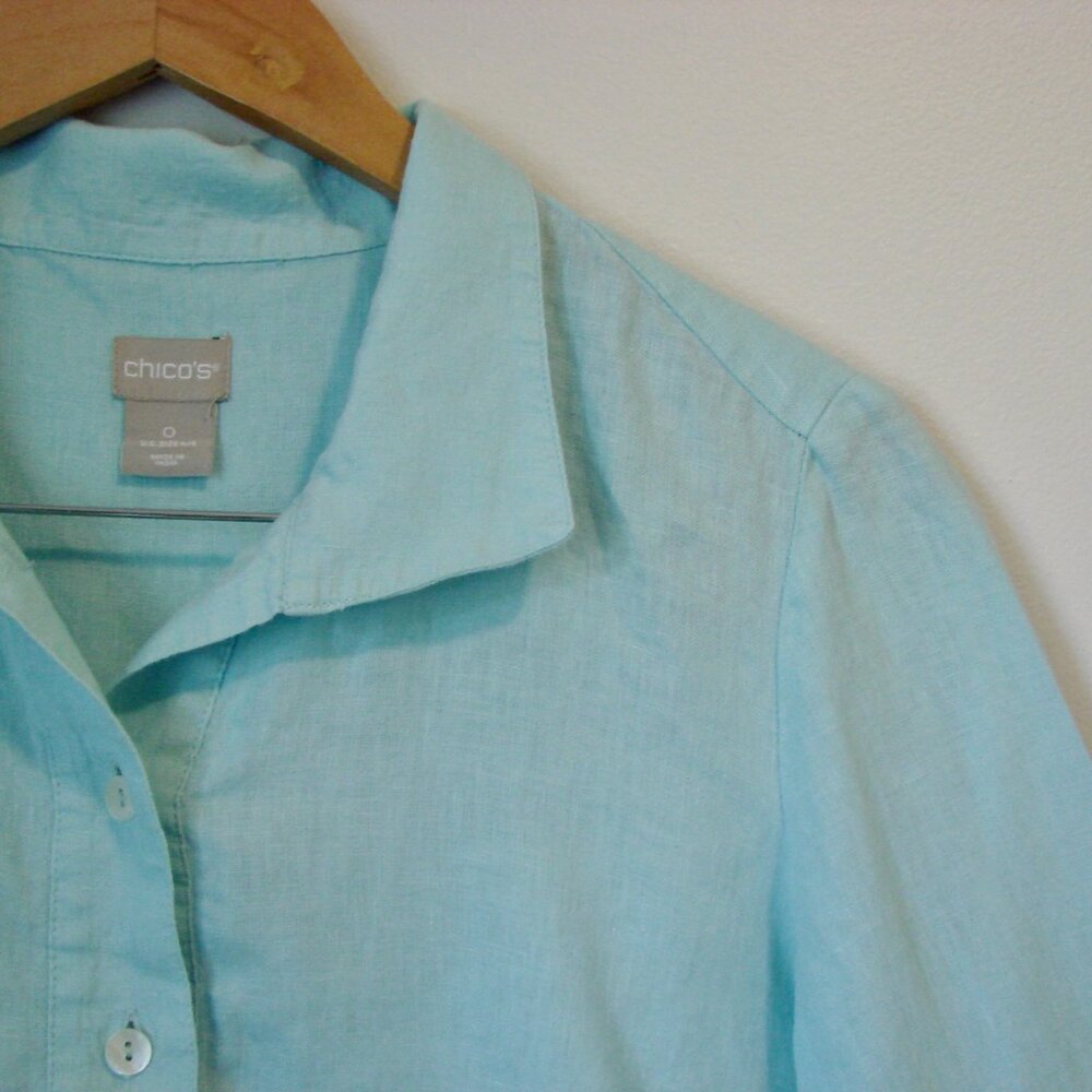 Linen Tunic Top - Picture 5 of 11